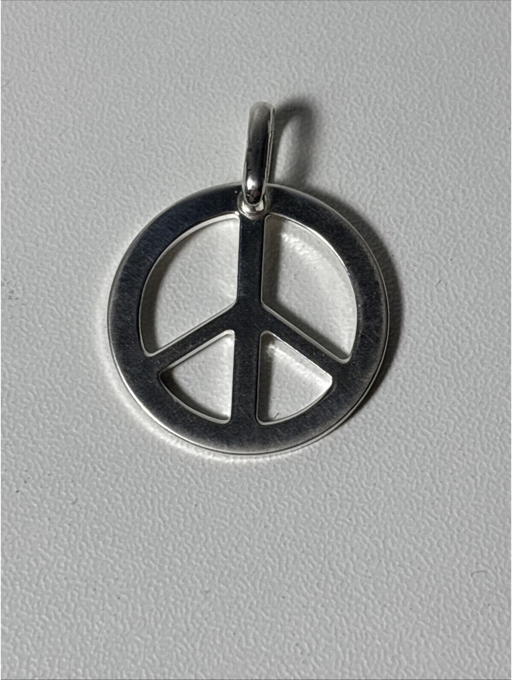 Peace Symbol 925 Sterling Charm - Picture 2 of 7